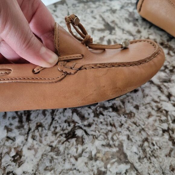 Saks Fifth Avenue Leather Loafers 9B - Picture 9 of 10